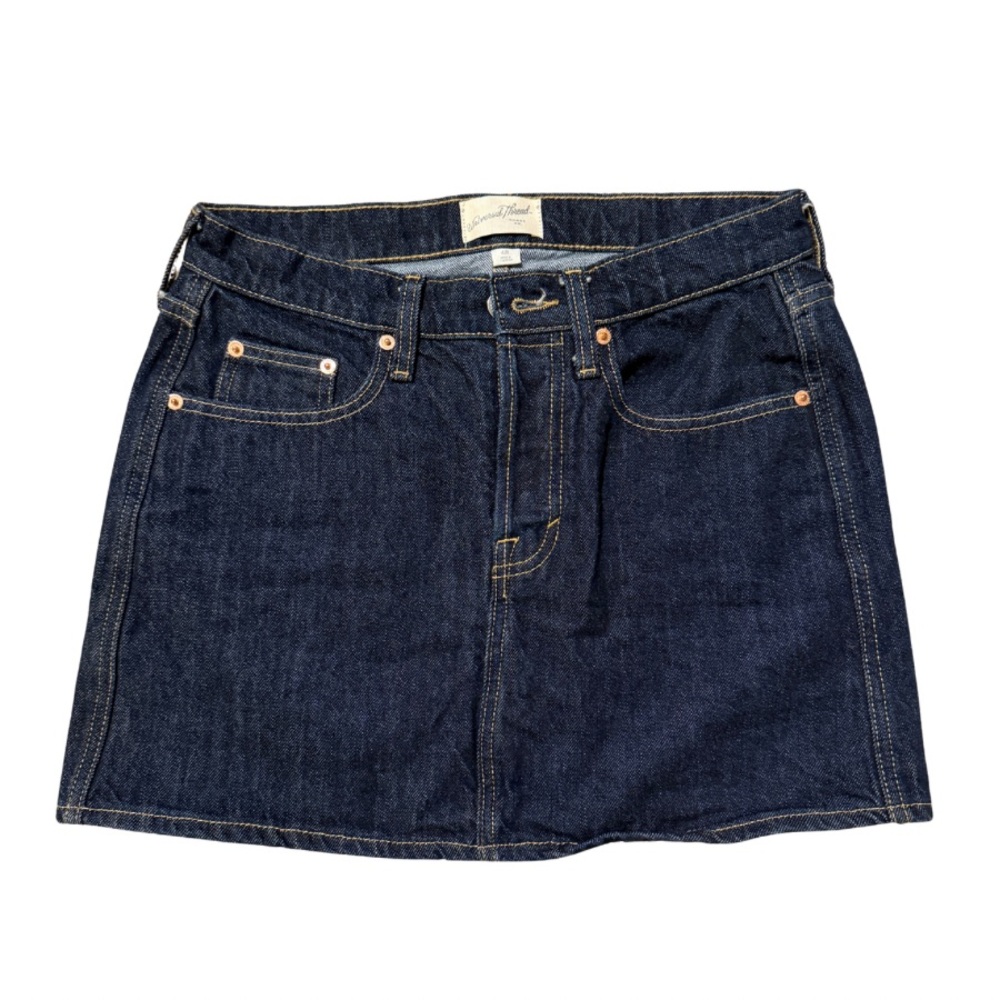 Universal Thread Dark Blue Denim Mini Skirt - Size 4
